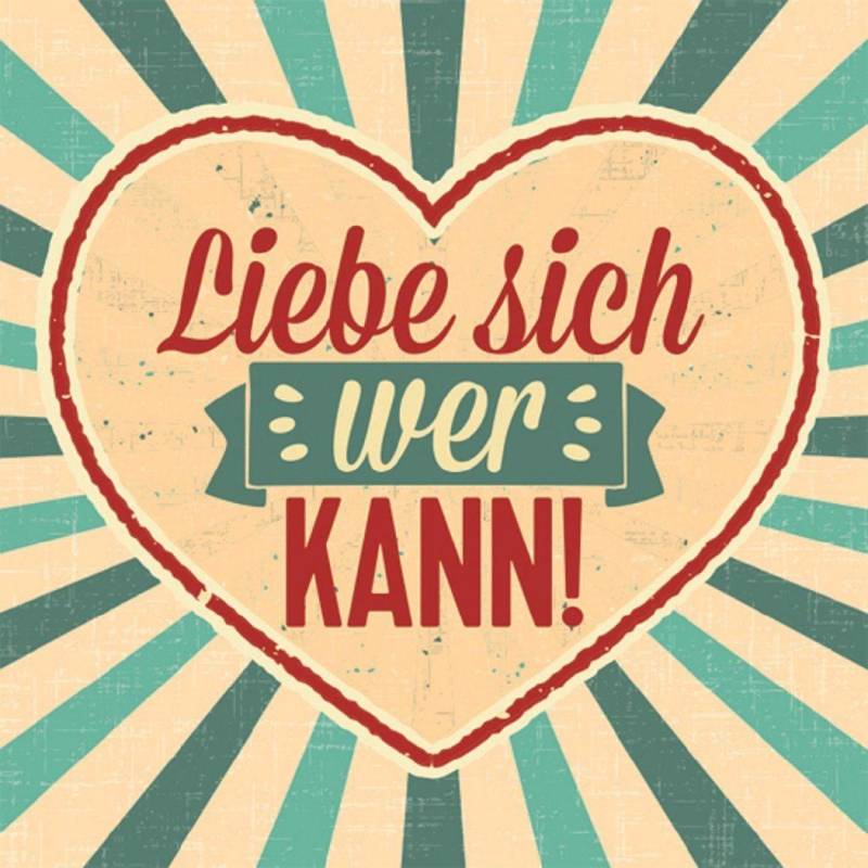 Sticky Jam Kühlschrankmagnet Liebe sich wer kann 10040468 von BTM GmbH i.G. (stickyjam)