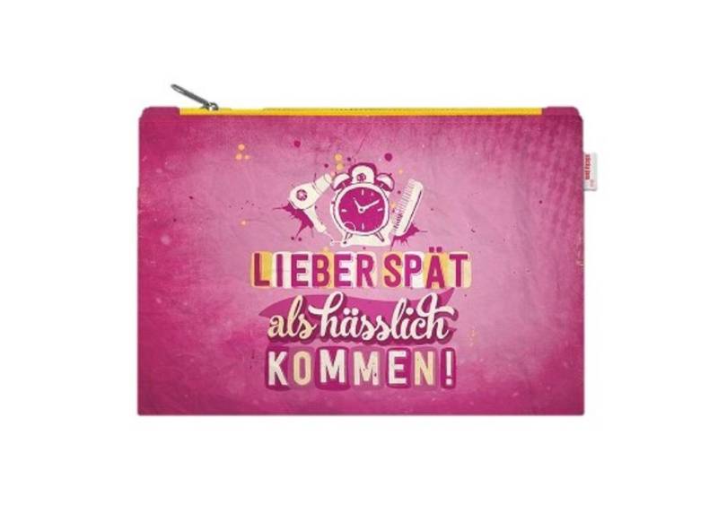 Sticky Jam Zipper Pouch Lieber Spät Kosmetiktäschchen  45140506 von BTM GmbH i.G. (stickyjam)