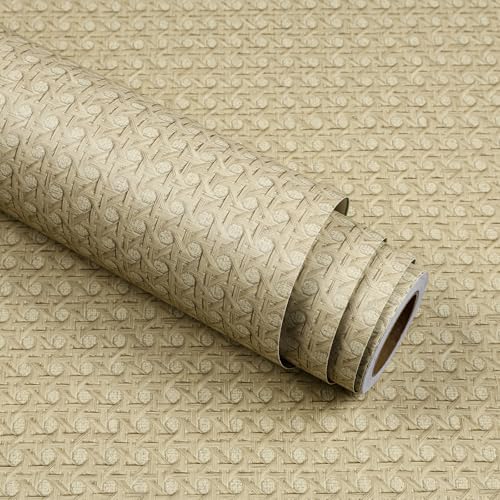 Stickyart Beige Komposit-Strukturtapete Moderne Design Optik Tapete Struktur Premium 60x400 cm von Stickyart