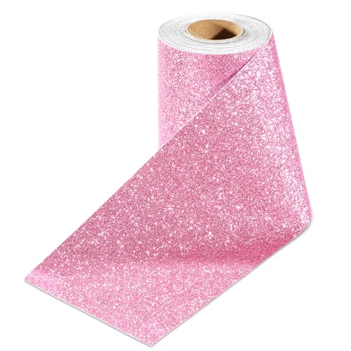 Stickyart Rosa Glitzer Tapete 10 x 400cm Selbstklebende Möbelfolie Kinderzimmer Mädchen Glitzer Klebefolie Deko-Folie Mädchenzimmer Basteln Glitzerfolie Selbstklebend Dicke Tapete für Wandgestaltung Stickyart Rosa Glitzer Tapete 10 x 400cm Selbstklebende Möbelfolie Kinderzimmer Mädchen Glitzer Klebefolie Deko-Folie Mädchenzimmer Basteln Glitzerfolie Selbstklebend Dicke Tapete für Wandgestaltung von Stickyart