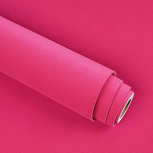 Stickyart Selbstklebende Tapete Samtstoff Wandfolie Rosenrot 30cmX200cm Wandfolie Selbstklebend Tapete Schlafzimmer Klebefolie Rose Möbelfolie Für Schrankfolie Schmuckkästchen Schubladen Wohnzimmer von Stickyart