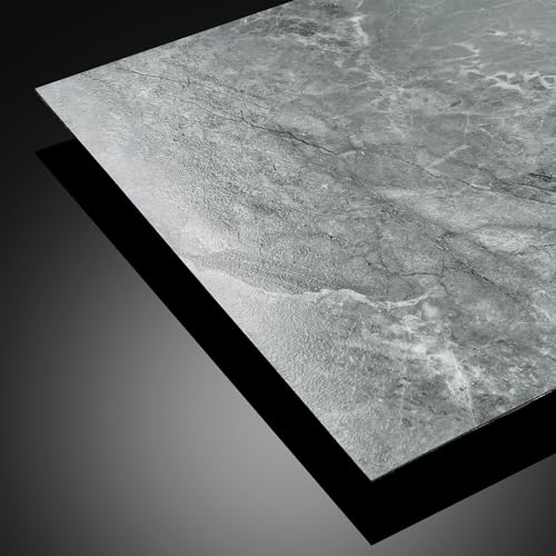 Stickyart Vinylboden Selbstklebend Bodenfliesen Betonoptik PVC Bodenbelag 11.8"X11.8",36 Stuck von Stickyart