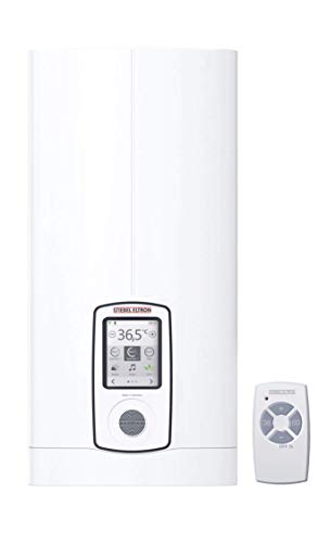 STIEBEL ELTRON Vollelektronischer Durchlauferhitzer DHE Connect 18/21/24 kW, immer gradgenaue Temperatur, energiesparend dank 4i Technologie, WLAN Radio, Bluetooth, VDE geprüft, 234467 von Stiebel Eltron