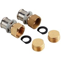 Stiebel Eltron Montage-Set für Aufputzinstallation der Kalt- und Warmwasserleitungen für Durchlauferhitzer aus Kunststoff von Stiebel Eltron