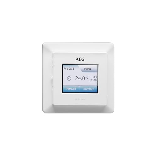 STIEBEL ELTRON RTU-TC Elektronischer Raumtemperaturregler, Touch-Screen, weiß (238912) von Stiebel Eltron