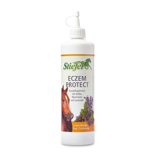 Stiefel Eczemprotect für Pferde, hochwertige Hautpflegelotion, bei Hautirritationen, Juckreiz oder Sommerekzem, für trockene, empfindliche, juckende Haut, schützend & vitalisierend, Ekzemer, 500ml Stiefel Eczemprotect für Pferde, hochwertige Hautpflegelotion, bei Hautirritationen, Juckreiz oder Sommerekzem, für trockene, empfindliche, juckende Haut, schützend & vitalisierend, Ekzemer, 500ml von Stiefel