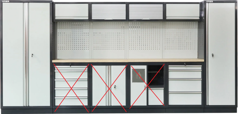 B-Ware Stier Werkstatteinrichtung Basic Modul Werkbank Arbeitstisch Siehe Text/Fotos B-Ware Stier Werkstatteinrichtung Basic Modul Werkbank Arbeitstisch Siehe Text/Fotos von Stier