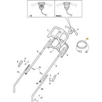 15 m H05VV-F3-Stromkabel (UK-Stecker) ORIGINAL STIGA – 1911-9291-01 von Stiga