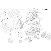 Benutzeroberfläche unterstützt Robotermodelle A3000 ORIGINAL STIGA 322784973/0 von Stiga