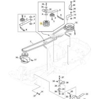 Doppelte Zentrale Riemenscheibe Nv (Ntn) Original Stiga - 387605005/0 von Stiga