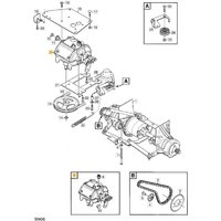 Getriebe ORIGINAL STIGA Rasenmäher 1125M 1134-6717-01 von Stiga