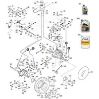 HINTERES GETRIEBE K574F-4Türer ORIGINAL STIGA - 1137-0125-01 von Stiga