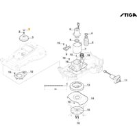 Mähroboter-Höhenverstellkappe G1200 ORIGINAL STIGA Modelle 322820095/0 Mähroboter-Höhenverstellkappe G1200 ORIGINAL STIGA Modelle 322820095/0 von Stiga