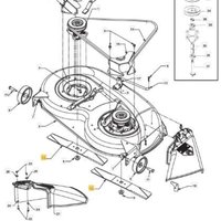Messer (742-04084) Original Stiga - 120001219/0 von Stiga