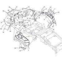 Original Rechter Kotflügel Stiga - 118830777/0 von Stiga