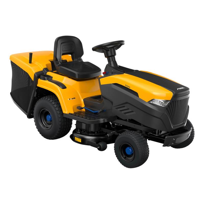 Stiga Akku-Rasentraktor Estate 384e mit 240 l Fangkorb von Stiga