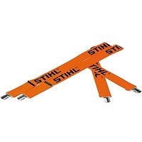 Hosenträger Orange & Schwarz mit Metallclips & Kunststoffinlay 110 cm - Stihl von Stihl