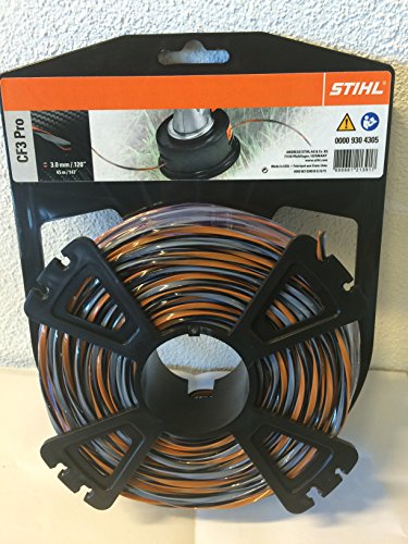 STIHL 00009304305 CF3 Pro Mähfäden kreuzförmig mit Carbonanteil, Orange von Stihl