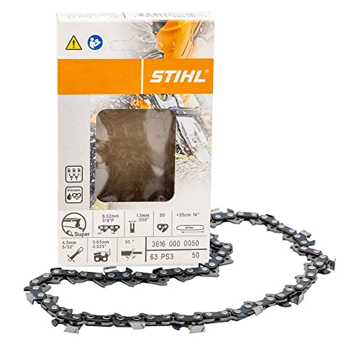 Stihl 3616 000 0050 Kettensägekette 3/8", 1,3 mm 50 GL 35 cm Picco Super PS Schwert von Stihl