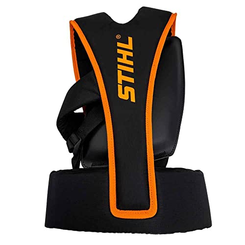 STIHL 41477109015 Doppelschultergurt Advance Plus Forest für Motorsense Weich Gepolstert in Schwarz-Orange von Stihl