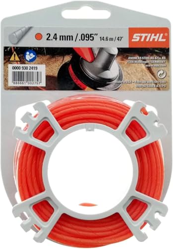 Stihl 9302419 Mähfäden rund und leise Rolle 2,4 mm 14,6 m von Stihl