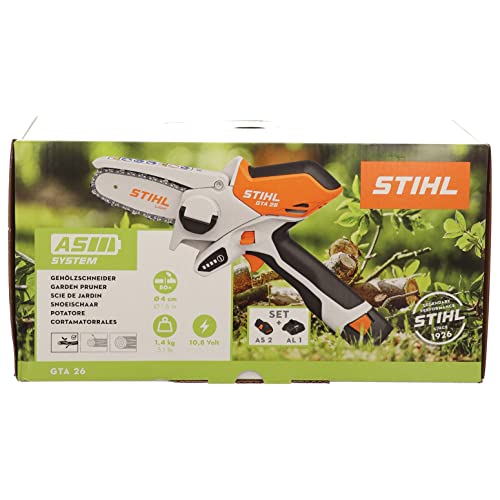 Stihl Akku-Gehölzschneider GTA 26 Set mit Akku AS 2 und Ladegerät AL 1, Batteriebetrieben von Stihl