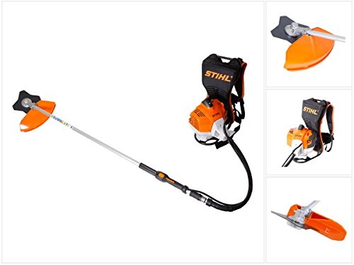 Stihl FR 410 C-E Rückentragbare 2kW-Motorsense mit STIHL ErgoStart - Schwarz, Silber, Weiß, Orange - Gasbetrieben - Sporty von Stihl