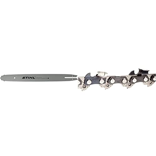 Stihl Führungsschiene Schwert 3005/4809 3/8" Zoll, 1.3 mm, Länge 35 cm, 1 Stück, 30050004809 & Sägekette 3/8" 1,3 mm 50 GL 35 cm Schwert Picco Super PS 3617 000 0050 von Stihl