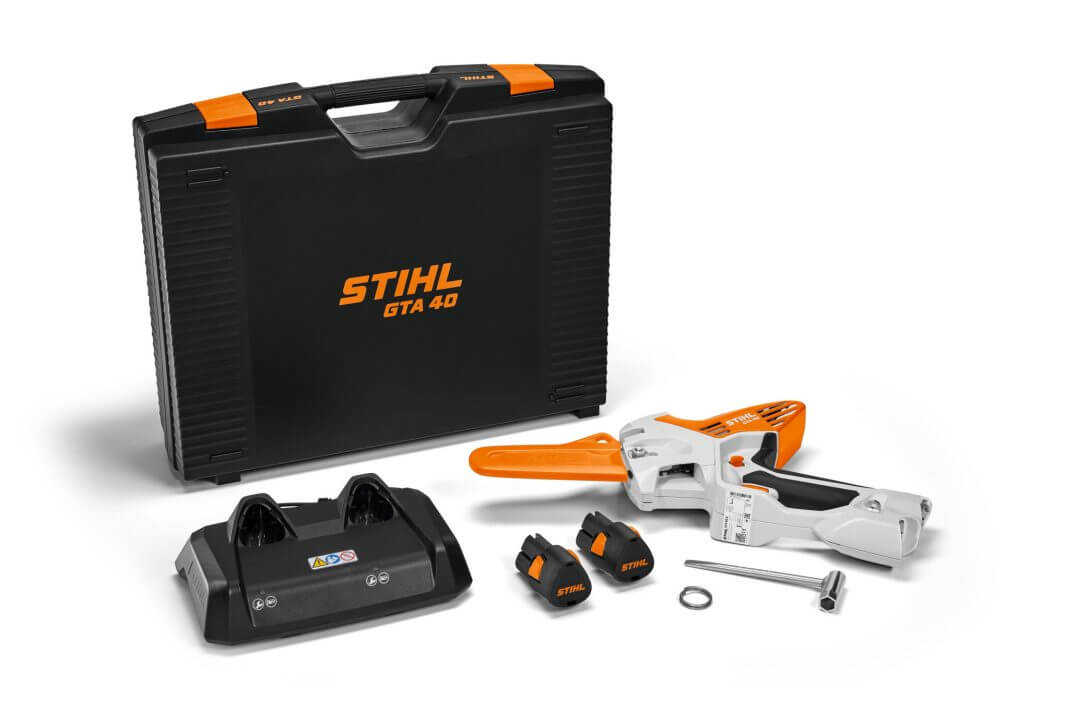 Stihl GTA 40 Set inkl. 2x Akku AS 2, Ladegerät AL 5-2 und Tragekoffer Stihl GTA 40 Set inkl. 2x Akku AS 2, Ladegerät AL 5-2 und Tragekoffer von Stihl