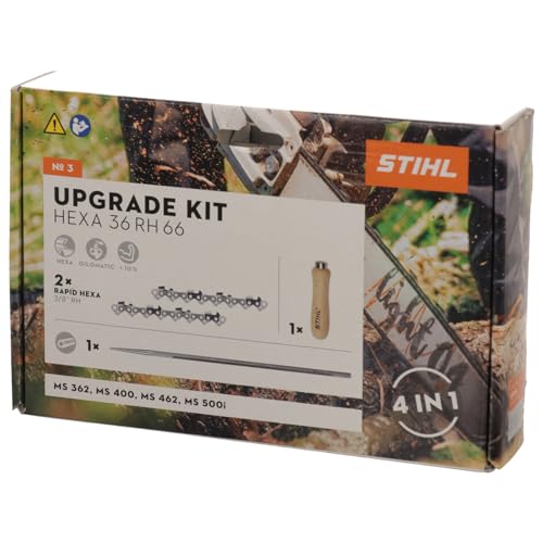 Stihl HEXA UPGRADE KIT3 45cm 3/8 1,6 66TG 2x Hexa Sägekette 1x Hexafeile 1x Feilengriff von Stihl