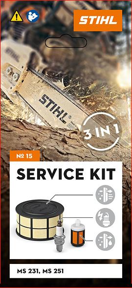 Stihl Service Kit 15 für MS 231 und MS 251 Stihl Service Kit 15 für MS 231 und MS 251 von Stihl