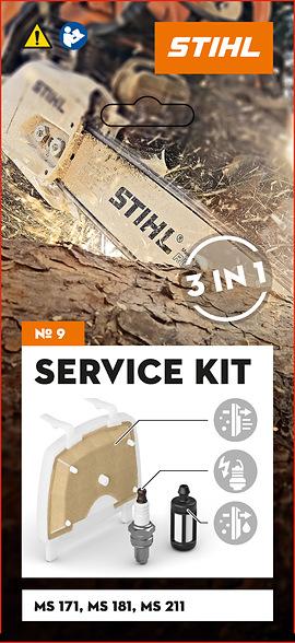 Stihl Service Kit 9 für MS 171, MS 181 und MS 211 von Stihl