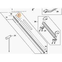 Warnpiktogramm Heckenschere HLA135 ORIGINAL STIHL HA049677300 von Stihl