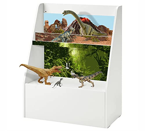 'Dino' Möbelfolie | BGSR04 | Aufkleber passend für das große BERGIG-Regal von IKEA (Möbel nicht inklusive) | STIKKIPIX von Stikkipix