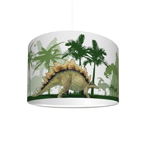Kinderzimmer Lampenschirm "Dinosaurier" KL57 | kinderleicht eine Dino Lampe erstellen | als Steh- oder Hängeleuchte/Deckenlampe | perfekt für Dinosaurier-begeisterte Jungen | STIKKIPIX von Stikkipix