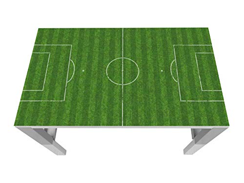 Stikkipix Pähl Tisch Aufkleber | PL04 | Fußballfeld | passend für den Tisch PÄHL von IKEA (Tisch Nicht inklusive) von Stikkipix