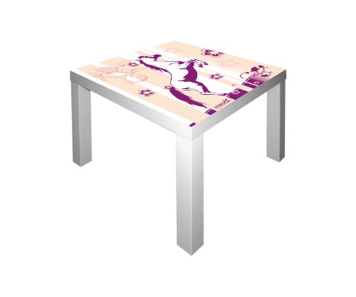Stikkipix Pferdewelt Möbelsticker/Aufkleber für den Tisch Lack von IKEA - IM41 - Möbel Nicht Inklusive von Stikkipix