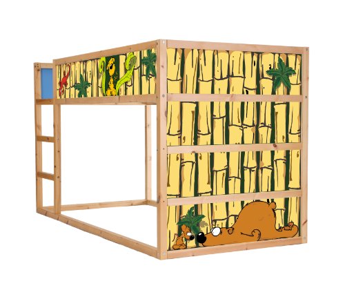 Tierwelt Möbelfolie selbstklebend/Aufkleber - IM10 - passend für das Kinderzimmer Hochbett KURA von IKEA - Möbel Nicht Inklusive | STIKKIPIX Tierwelt Möbelfolie selbstklebend/Aufkleber - IM10 - passend für das Kinderzimmer Hochbett KURA von IKEA - Möbel Nicht Inklusive | STIKKIPIX von Stikkipix