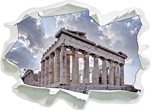 Stil.Zeit Antike Säulen Griechenland, Papier 3D-Wandsticker Format: 62x45 cm Wanddekoration 3D-Wandaufkleber Wandtattoo von Stil.Zeit