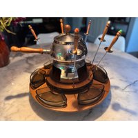 Fondue-Set Mit Drehteller von StilRaumDesign