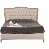 Bett im Vintage Design Creme Weiß von Stilando