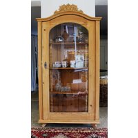 Vitrinenschrank - Glasschrank Geschirrschrank Antik Vintage Retro Bauernvitrine Vitrinenschrank - Glasschrank Geschirrschrank Antik Vintage Retro Bauernvitrine von Stilblueteshop