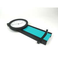 stunning Junghans Postmodern Mid Century 80S Pendulum Wall Clock von StilelementeGALLERY