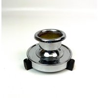 Rare Bauhaus Art Deco Chrome Avantgarde Candlestick Germany 1920 von StilelementeGALLERY