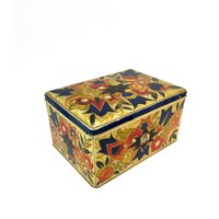 Rare Large Art Deco Bauhaus Avantgarde Decorative Tin Box Germany 1930 von StilelementeGALLERY