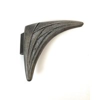 Rare Large Mid Century Solid Abstract Brutalist Metal Cast Door Handle Rare Large Mid Century Solid Abstract Brutalist Metal Cast Door Handle von StilelementeGALLERY