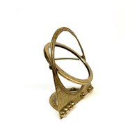 Rare Mid Century Solid Bronze Brutalist Vanity Desk Mirror By Fratelli Tonini 1960 Rare Mid Century Solid Bronze Brutalist Vanity Desk Mirror By Fratelli Tonini 1960 von StilelementeGALLERY