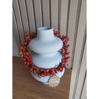 Hagebutten Kranz, Herbst Winter Loop, Türkranz Hagebutten Kranz, Herbst Winter Loop, Türkranz von Stilfuldt