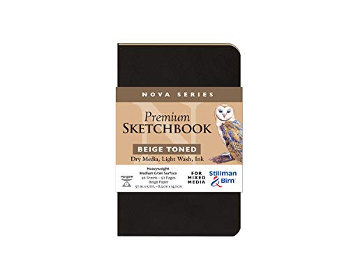 Stillman & Birn Nova Softcover Sketchbook, Beige, 3.5x5.5 Inches Stillman & Birn Nova Softcover Sketchbook, Beige, 3.5x5.5 Inches von Stillman & Birn