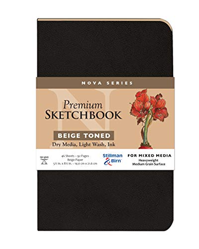 Stillman & Birn Nova Softcover Sketchbook, Beige, 5.5x8.5 Inches Stillman & Birn Nova Softcover Sketchbook, Beige, 5.5x8.5 Inches von Stillman & Birn